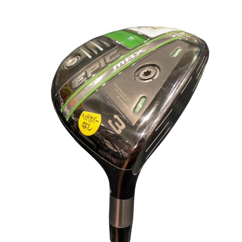 【中古】 キャロウェイ EPIC MAX  3W フェアウェイウッド FW Diamana 40 for CW(2021 EPIC FW) (フレックスSR) メンズ 成人男性用 右利き 右用 C価値づける ゴルフ野球クラブ