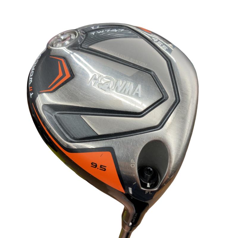【中古】 本間ゴルフ TOUR WORLD TW747 455  9.5° １番ウッド DR VIZARD for 747 50(１番ウッド) (フレックスR) メンズ 成人男性用 右利き 右用 C序列付ける ゴルフ野球クラブ