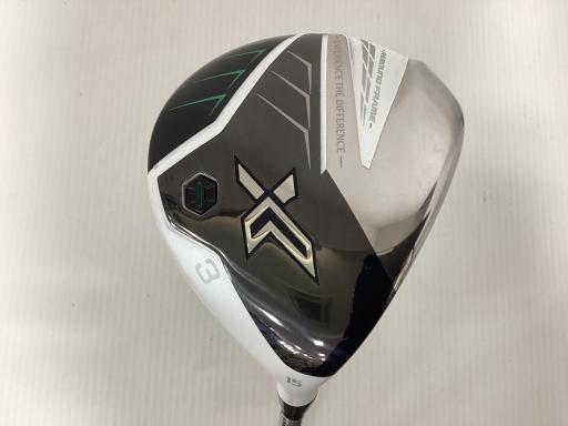 【中古】 ダンロップ XXIO(2022) eks ホワイト 3W フェアウェイウッド FW Miyazaki AX-2(FW) (フレックスS) メンズ 男性用 右利き 右用 Bランク ゴルフクラブ|ゴルフパートナー 中古クラブ店