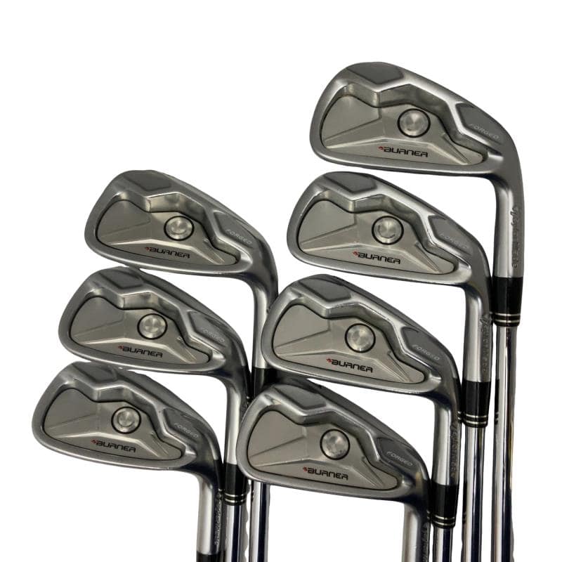 【中古】 テーラーメイド BURNER FORGED(2009) 8S アイアンセット IR NS PRO 950GH (フレックスS) メンズ 男性用 右利き 右用 Cランク ゴルフクラブ