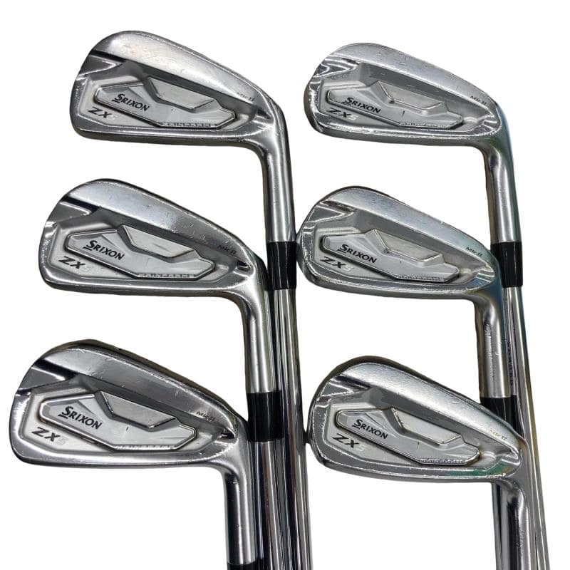 【中古】 ダンロップ SRIXON ZX5 Mk II 6S アイアンセット IR リシャフト (フレックスその他) メンズ 男性用 右利き 右用 Cランク ゴルフクラブ