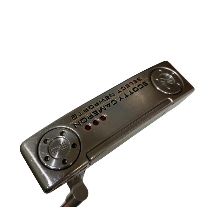 【中古】 タイトリスト SCOTTY CAMERON select NEWPORT 2(2018) 34in パター PT スチール写真 (フレックス余分の物) メンズ 成人男性用 右利き 右用 C価値づける ゴルフ野球クラブ