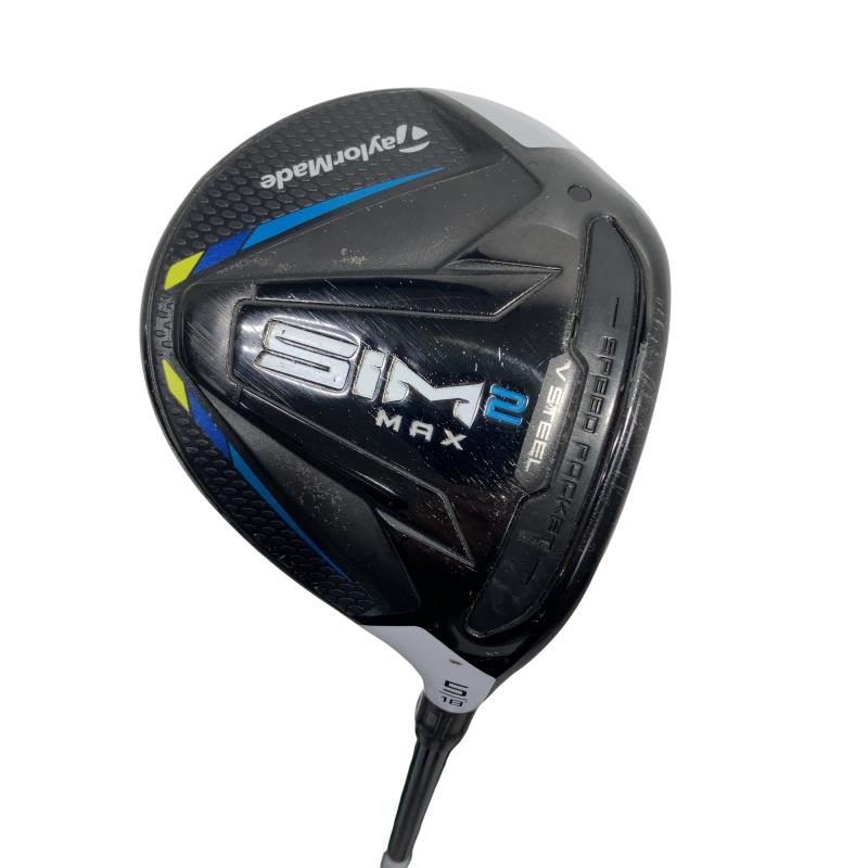 【中古】 テーラーメイド SIM2 MAX 5W フェアウェイウッド FW TENSEI BLUE TM50(SIM2 FW) (フレックスR) メンズ 男性用 右利き 右用 Cランク ゴルフクラブ
