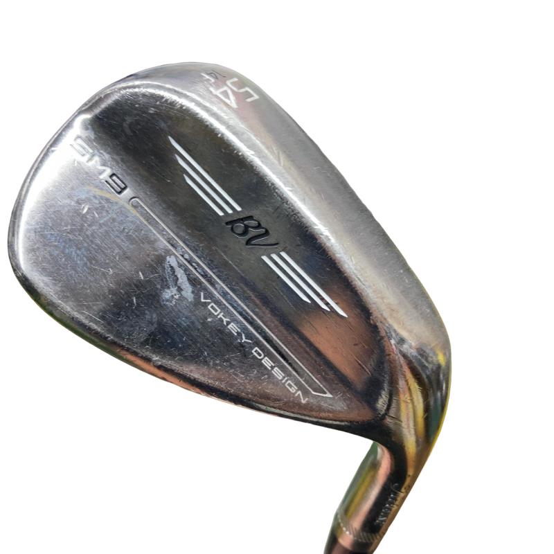【中古】 タイトリスト VOKEY SPIN MILLED SM9 ブラッシュドスチール 54°/14°F ウェッジ WG BV 105 (フレックスその他) メンズ 男性用 右利き 右用 Cランク ゴルフクラブ|ゴルフパートナー 中古クラブ店