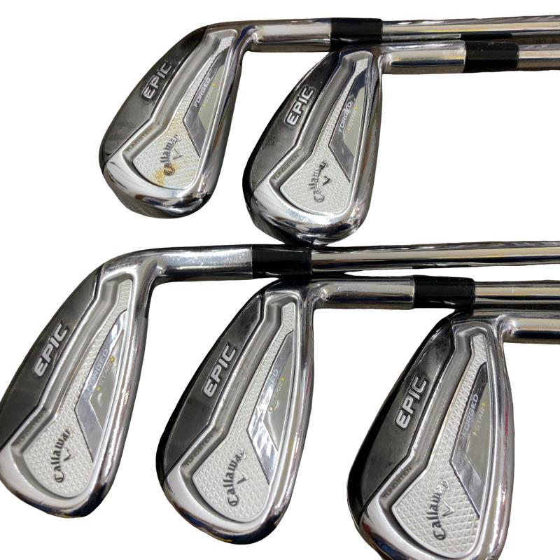 【中古】 キャロウェイ EPIC FORGED STAR 5S アイアンセット IR リシャフト (フレックスその他) メンズ 男性用 右利き 右用 Cランク ゴルフクラブ