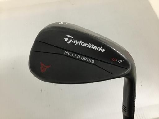 【中古】 テーラーメイド Taylor Made MILLED GRIND(ブラック) 56°/12° ウェッジ WG Dynamic Gold (フレックスS) メンズ 男性用 右利き 右用 Cランク ゴルフクラブ