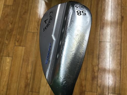 【中古】 キャロウェイ MD 5 JAWS クロム 58°/10°S ウェッジ WG NS PRO MODUS3 TOUR105 (フレックスS) メンズ 男性用 右利き 右用 Cランク ゴルフクラブ