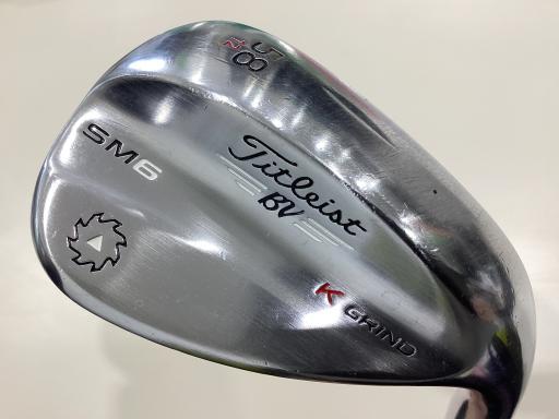 【中古】 タイトリスト VOKEY SPIN MILLED SM6 周遊旅行Cr 58°/12°K ウェッジ WG NS PRO 950GH (フレックスS) メンズ 成人男性用 右利き 右用 C序列付ける ゴルフ野球クラブ
