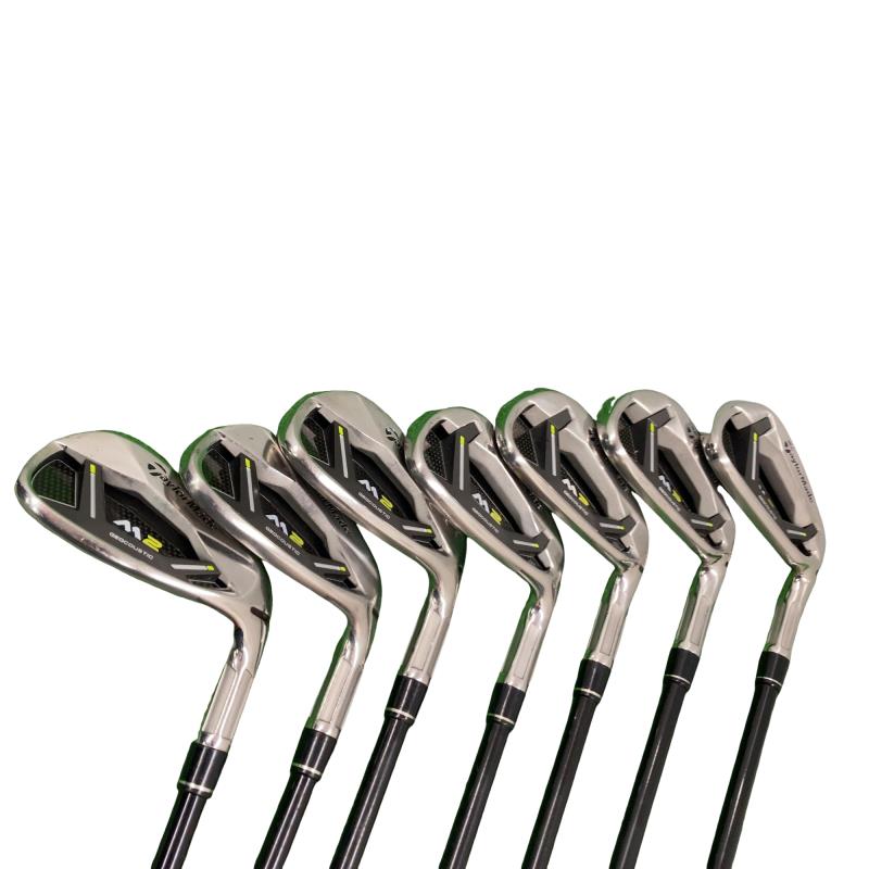 【中古】 テーラーメイド M2(2017) 8S アイアンセット IR TM7-217 (フレックスR) メンズ 男性用 右利き 右用 Cランク ゴルフクラブ 36,754円