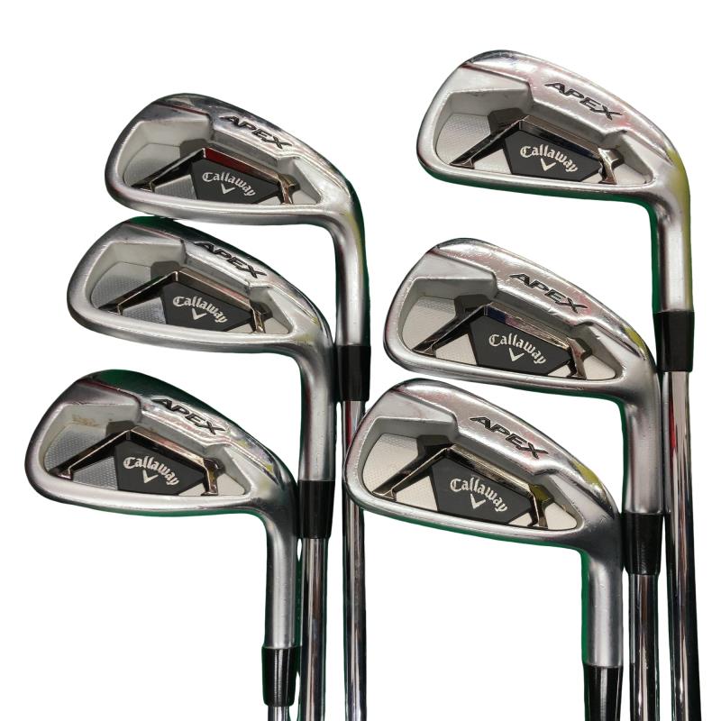 【中古】 キャロウェイ APEX(2021) 6S アイアンセット IR NS PRO ZELOS 8 (フレックスS) メンズ 男性用 右利き 右用 Cランク ゴルフクラブ