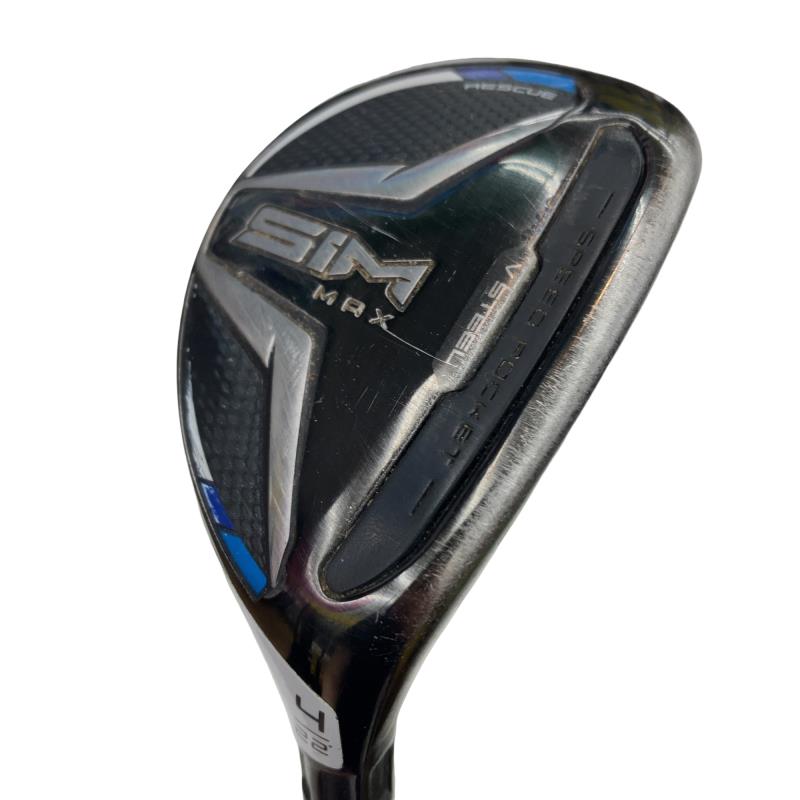【中古】 仕立て屋お手伝いさん SIM MAX U4 ありがた味 UT TENSEI BLUE TM60(UT) (フレックスS) メンズ 成人男性用 右利き 右用 C位置づける ゴルフ野球クラブ