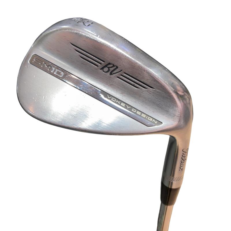 【中古】 タイトリスト VOKEY SPIN MILLED SM10 ツアークロム 52°/12°F ウェッジ WG 純正特注シャフト (フレックスR) メンズ 男性用 右利き 右用 Cランク ゴルフクラブ