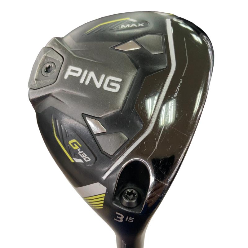 【中古】 ピン G430 MAX 3W フェアウェイウッド FW PING TOUR 2.0 BLACK 75(FW) (フレックスS) メンズ 男性用 右利き 右用 Cランク ゴルフクラブ