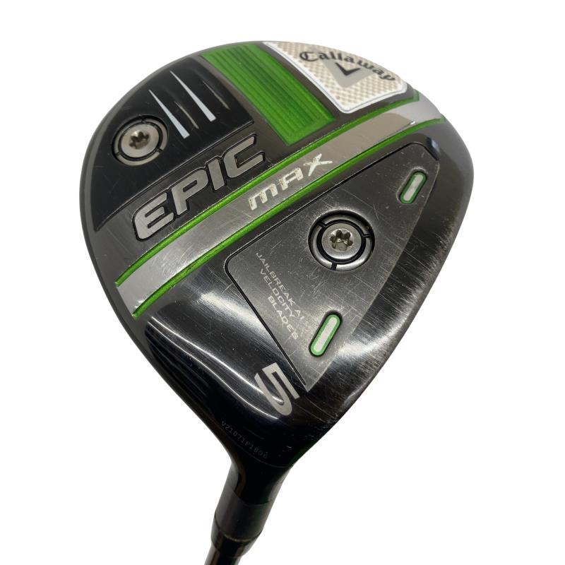 【中古】 キャロウェイ EPIC MAX  5W フェアウェイウッド FW リシャフト (フレックス余分の物) メンズ 成人男性用 右利き 右用 C位置づける ゴルフ野球クラブ