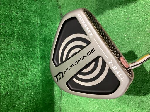 【中古】 オデッセイ MICROHINGE V-LINE 2-BALL 34インチ パター PT スチール (フレックスその他) メンズ 男性用 右利き 右用 Bランク ゴルフクラブ｜ゴルフパートナー 中古クラブ店