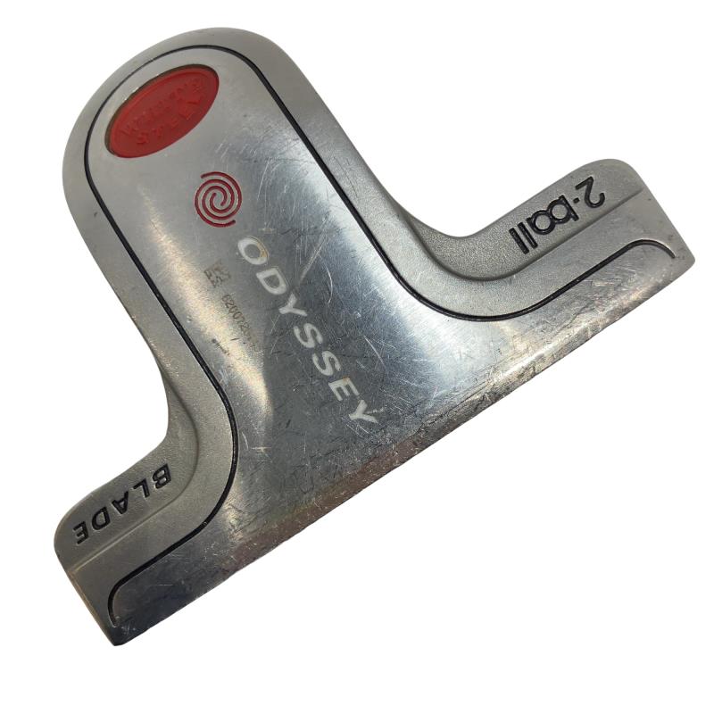 【中古】 オデッセイ WHITE STEEL 2・ball BLADE 33インチ パター PT スチール (フレックスその他) メンズ 男性用 右利き 右用 Cランク ゴルフクラブ