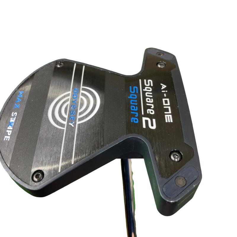 【中古】 オデッセイ Ai-ONE SQUARE 2 SQUARE MAX STRIPE 34インチ パター PT STROKE LAB 90 スチール (フレックスその他) メンズ 男性用 右利き 右用 Bランク ゴルフクラブ