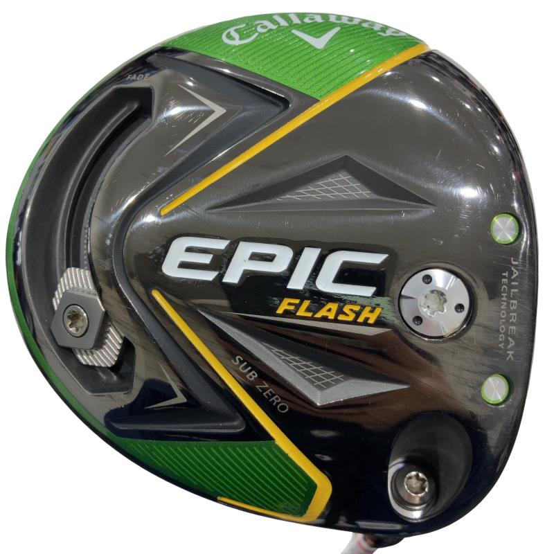 【中古】 キャロウェイ EPIC FLASH SUBZERO◆◆(エクスクルーシブ限定) 10.5° ドライバー DR リシャフト (フレックスその他) メンズ 男性用 右利き 右用 Cランク ゴルフクラブ