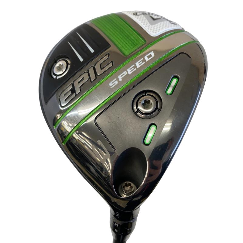 【中古】 キャロウェイ EPIC SPEED◆◆◆ 3W フェアウェイウッド FW 純正特注シャフト (フレックスS) メンズ 男性用 右利き 右用 Cランク ゴルフクラブ