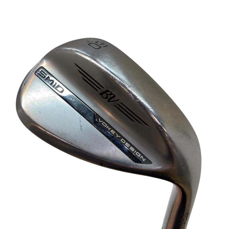 【中古】 タイトリスト VOKEY SPIN MILLED SM10 ツアークロム 60°/14°K ウェッジ WG BV 105 (フレックスその他) メンズ 男性用 右利き 右用 Cランク ゴルフクラブ