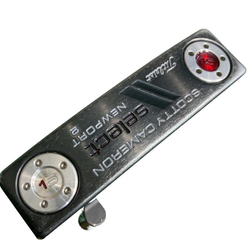 【中古】 タイトリスト SCOTTY CAMERON select NEWPORT 2 34in パター PT スチール写真 (フレックス余分の物) メンズ 成人男性用 右利き 右用 D価値づける ゴルフ野球クラブ