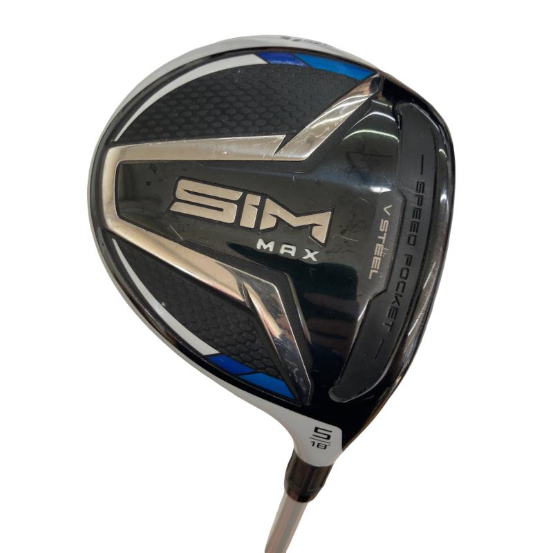 【中古】 テーラーメイド SIM MAX 5W レディース フェアウェイウッド FW TENSEI BLUE TM40(FW) (フレックスL) レディース 女性用 右利き 右用 Cランク ゴルフクラブ