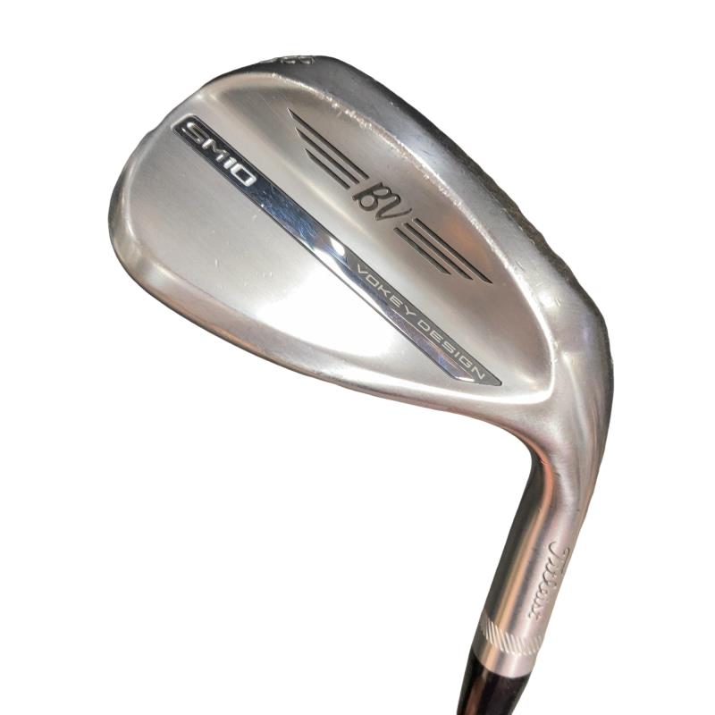 【中古】 タイトリスト VOKEY SPIN MILLED SM10 ツアークロム 58°/12°D ウェッジ WG 純正特注シャフト (フレックスR) メンズ 男性用 右利き 右用 Dランク ゴルフクラブ