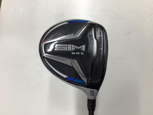 【中古】 テーラーメイド SIM MAX 5W フェアウェイウッド FW TENSEI BLUE TM50(FW) (フレックスR) メンズ 男性用 右利き 右用 Cランク ゴルフクラブ