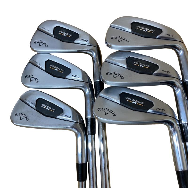 【中古】 キャロウェイ ROGUE ST PRO 6S アイアンセット IR 純正特注シャフト (フレックスS) メンズ 男性用 右利き 右用 Cランク ゴルフクラブ|ゴルフパートナー 中古クラブ店