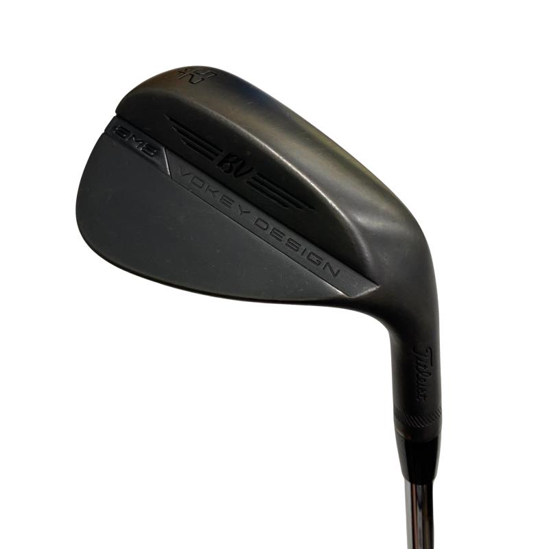 【中古】 タイトリスト VOKEY SPIN MILLED SM8 ジェット機黒いこと 52°/12°F ウェッジ WG リシャフト (フレックス余分の物) メンズ 成人男性用 右利き 右用 C価値づける ゴルフ野球クラブ