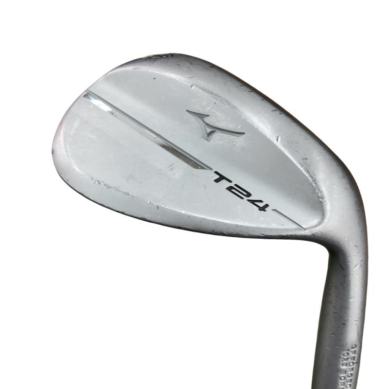 【中古】 ミズノ Mizuno T24(ソフトホワイトサテン) 58°/10° V ウェッジ WG Dynamic Gold (フレックスS) メンズ 男性用 右利き 右用 Cランク ゴルフクラブ