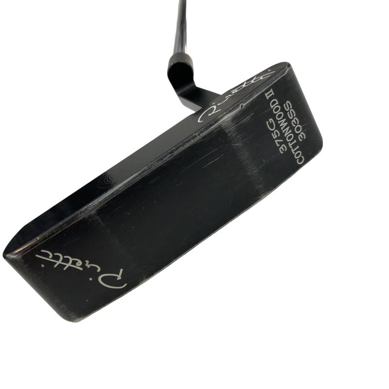 【中古】 Piretti Piretti MIDNIGHT BLACK COTTONWOOD II(375G) 34in パター PT スチール写真 (フレックス余分の物) メンズ 成人男性用 右利き 右用 C価値づける ゴルフ野球クラブ