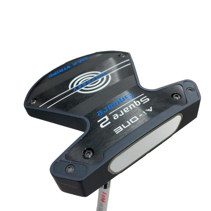 【中古】 オデッセイ Ai-ONE SQUARE 2 SQUARE MAX STRIPE 34インチ パター PT STROKE LAB 90 スチール (フレックスその他) メンズ 男性用 右利き 右用 Cランク ゴルフクラブ