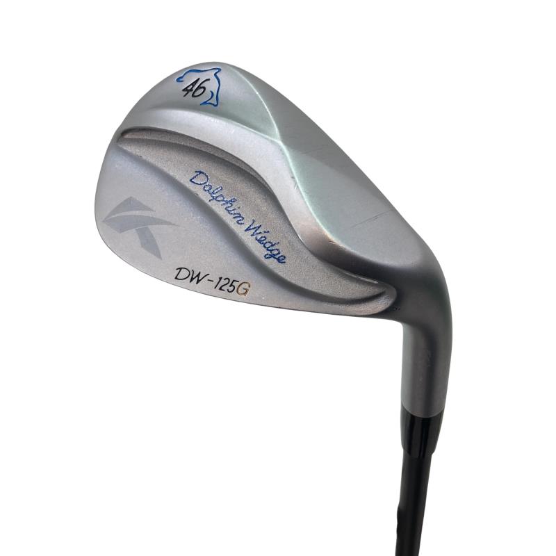 【中古】 キャスコ Dolphin Wedge DW-125G しろがね色 46° ウェッジ WG Dolphin DP-231 (フレックス余分の物) メンズ 成人男性用 右利き 右用 C位置づける ゴルフ野球クラブ