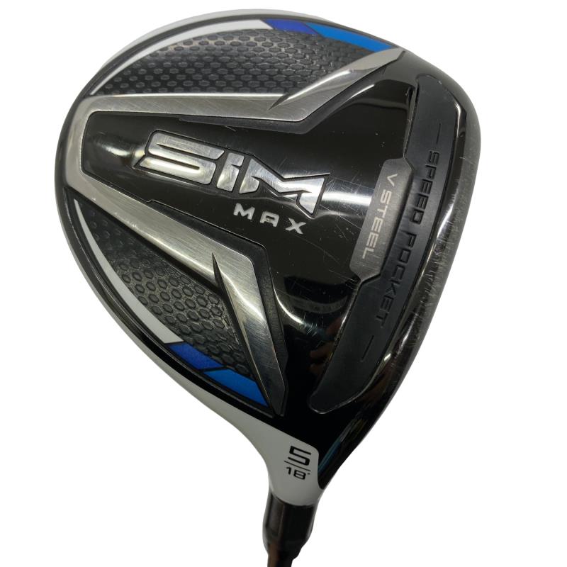 【中古】 テーラーメイド SIM MAX 5W フェアウェイウッド FW TENSEI BLUE TM50(FW) (フレックスR) メンズ 男性用 右利き 右用 Cランク ゴルフクラブ｜ゴルフパートナー 中古クラブ店