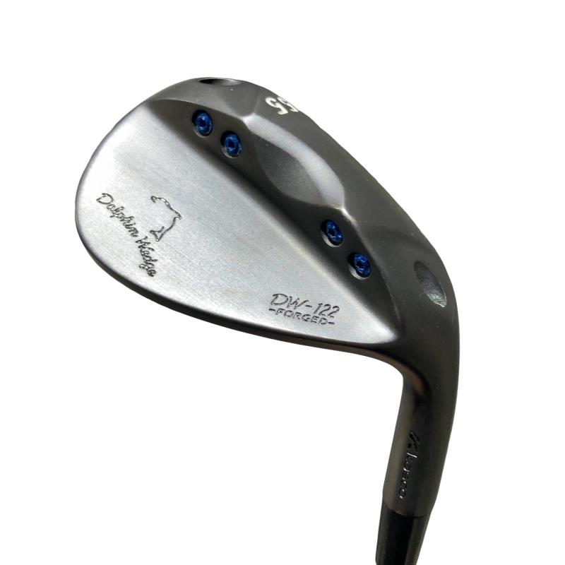 【中古】 キャスコ Dolphin Wedge DW-122 ブラック 55° ウェッジ WG ATTAS Spinwedge IP 80 (フレックスその他) メンズ 男性用 右利き 右用 Cランク ゴルフクラブ