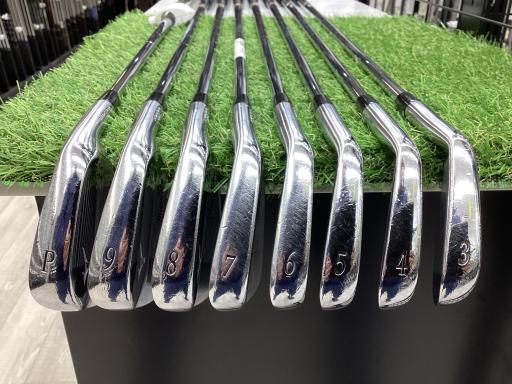【中古】 ミズノ Mizuno Pro 120 8S アイアンセット IR 純正特注シャフト (フレックスS) メンズ 男性用 右利き 右用 Cランク ゴルフクラブ