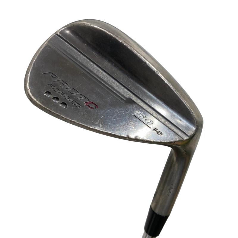 【中古】 PROTO-CONCEPT PROTO-CONCEPT FORGED WEDGE(メッキ) 50°/10° ウェッジ WG 純正特注シャフト (フレックスその他) メンズ 男性用 右利き 右用 Cランク ゴルフクラブ