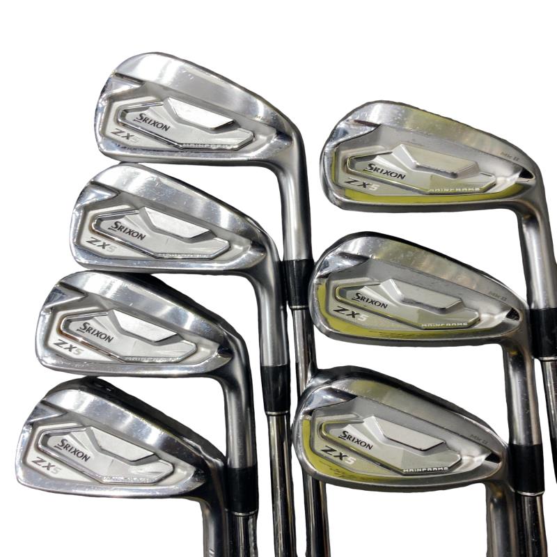 【中古】 ダンロップ SRIXON ZX5 Mk II 8S アイアンセット IR NS PRO MODUS3 TOUR105 D.S.T (フレックスS) メンズ 男性用 右利き 右用 Dランク ゴルフクラブ｜ゴルフパートナー 中古クラブ店