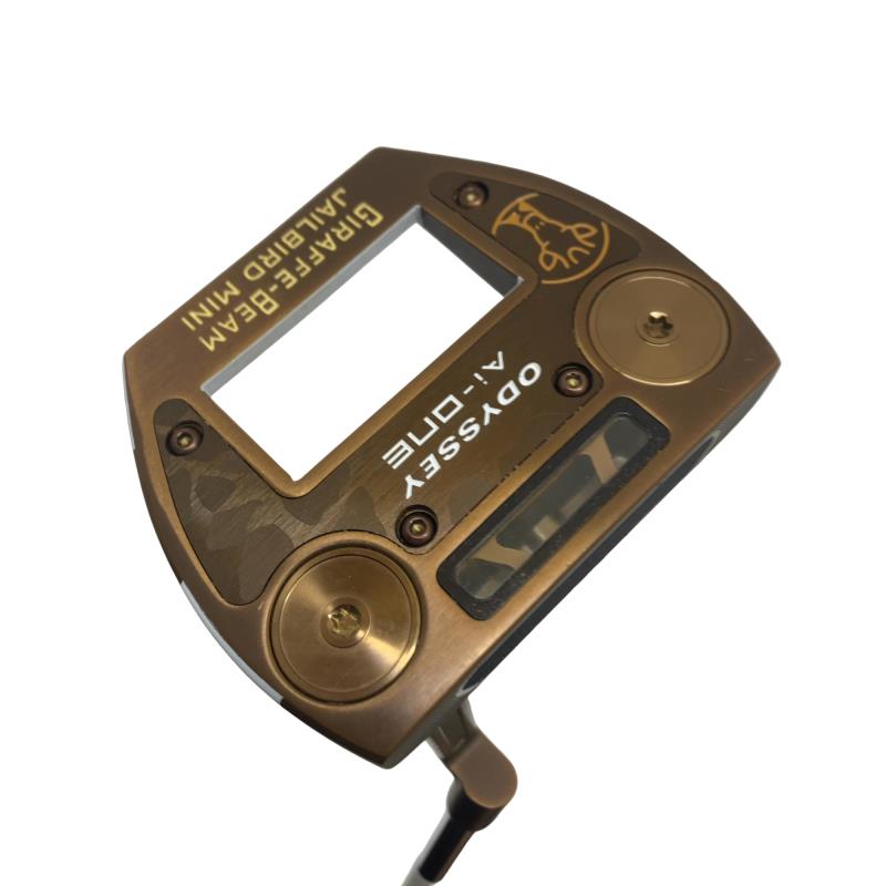 【中古】 オデッセイ Ai-ONE GIRAFFE-BEAM JAILBIRD MINI 34in パター PT STROKE LAB 90 スチール写真 (フレックス余分の物) メンズ 成人男性用 右利き 右用 B価値づける ゴルフ野球クラブ