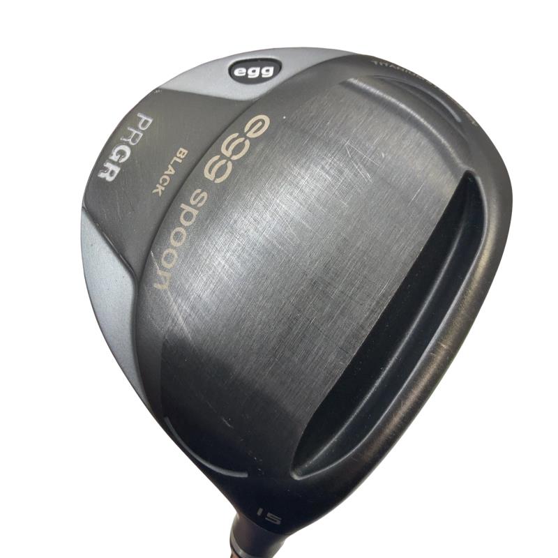 【中古】 プロギア egg spoon BLACK 15° フェアウェイウッド FW Diamana FOR PRGR(2021 FW) (フレックスS) メンズ 男性用 右利き 右用 Cランク ゴルフクラブ