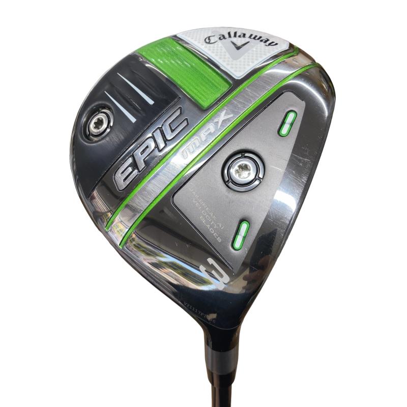 【中古】 キャロウェイ EPIC MAX 3W フェアウェイウッド FW Diamana 40 for CW(2021 EPIC FW) (フレックスSR) メンズ 男性用 右利き 右用 Cランク ゴルフクラブ
