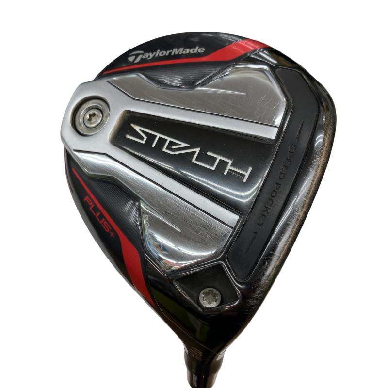 【中古】 テーラーメイド STEALTH PLUS+ 3W フェアウェイウッド FW リシャフト (フレックスその他) メンズ 男性用 右利き 右用 Cランク ゴルフクラブ
