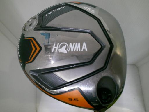 【中古】 本間ゴルフ TOUR WORLD TW747 455  9.5° １番ウッド DR VIZARD FD-6 (フレックスS) メンズ 成人男性用 右利き 右用 C序列付ける ゴルフ野球クラブ