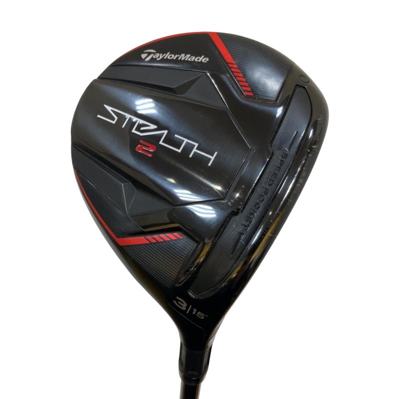 【中古】 テーラーメイド STEALTH2 3W フェアウェイウッド FW TENSEI RED TM50(STEALTH FW) (フレックスR) メンズ 男性用 右利き 右用 Cランク ゴルフクラブ