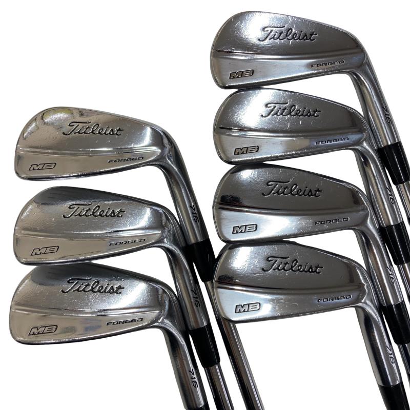 【中古】 タイトリスト Titleist MB 716 8S アイアン仕掛ける IR 完全無欠特注立て坑 (フレックスS) メンズ 成人男性用 右利き 右用 C価値づける ゴルフ野球クラブ