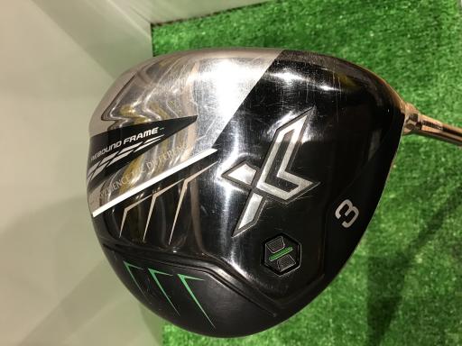 【中古】 ダンロップ XXIO(2022) eks 3W フェアウェイウッド FW Miyazaki AX-2(FW) (フレックスS) メンズ 男性用 右利き 右用 Cランク ゴルフクラブ
