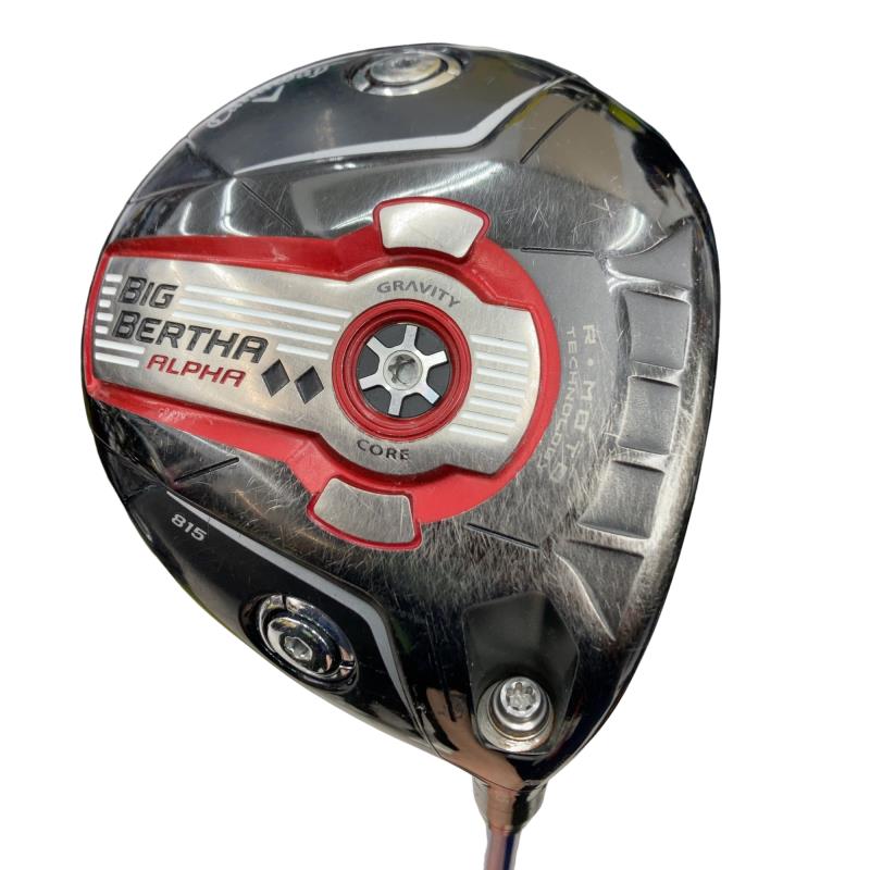 【中古】 キャロウェイ BIG BERTHA ALPHA 815◆◆ 10.5° １番ウッド DR 純然たる特注矢がら (フレックスS) メンズ 成人男性用 右利き 右用 C位置づける ゴルフ野球クラブ