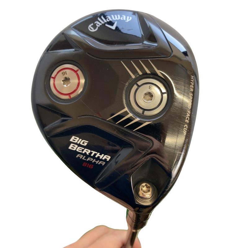 【中古】 キャロウェイ BIG BERTHA ALPHA 816 16° フェアウェイウッド FW BIG BERTHA(2015)フェアウェイ (フレックスSR) メンズ 男性用 右利き 右用 Cランク ゴルフクラブ