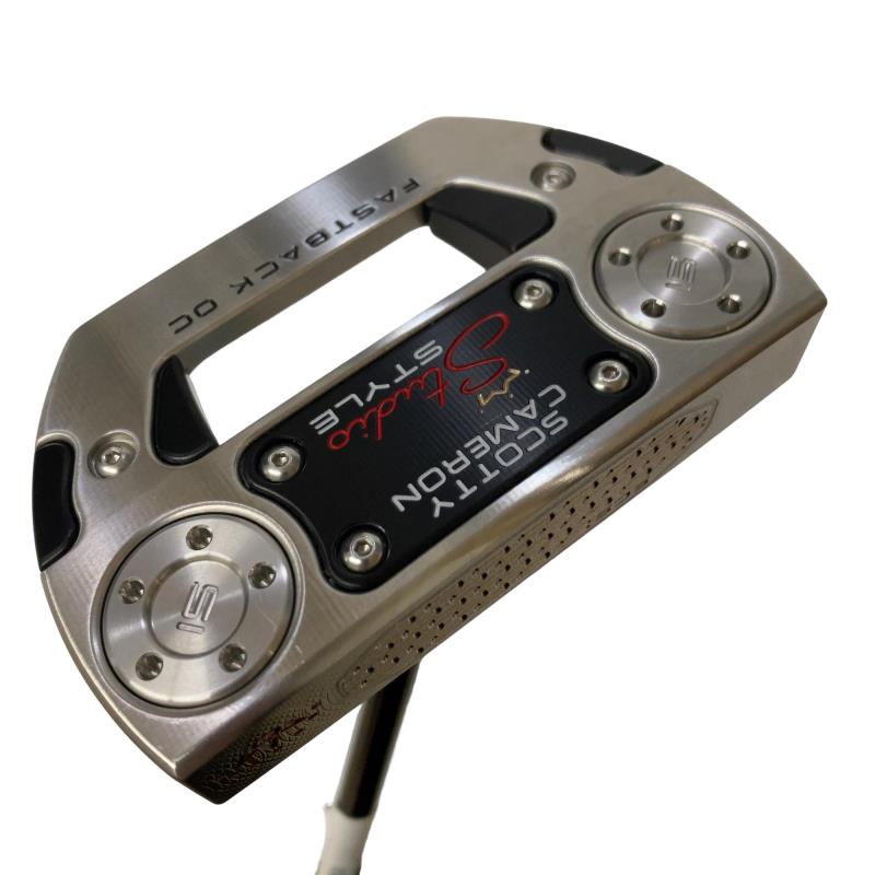 【中古】 タイトリスト SCOTTY CAMERON STUDIO STYLE FASTBACK OC(2025) 34in パター PT スチール写真 (フレックス余分の物) メンズ 成人男性用 右利き 右用 B序列付ける ゴルフ野球クラブ